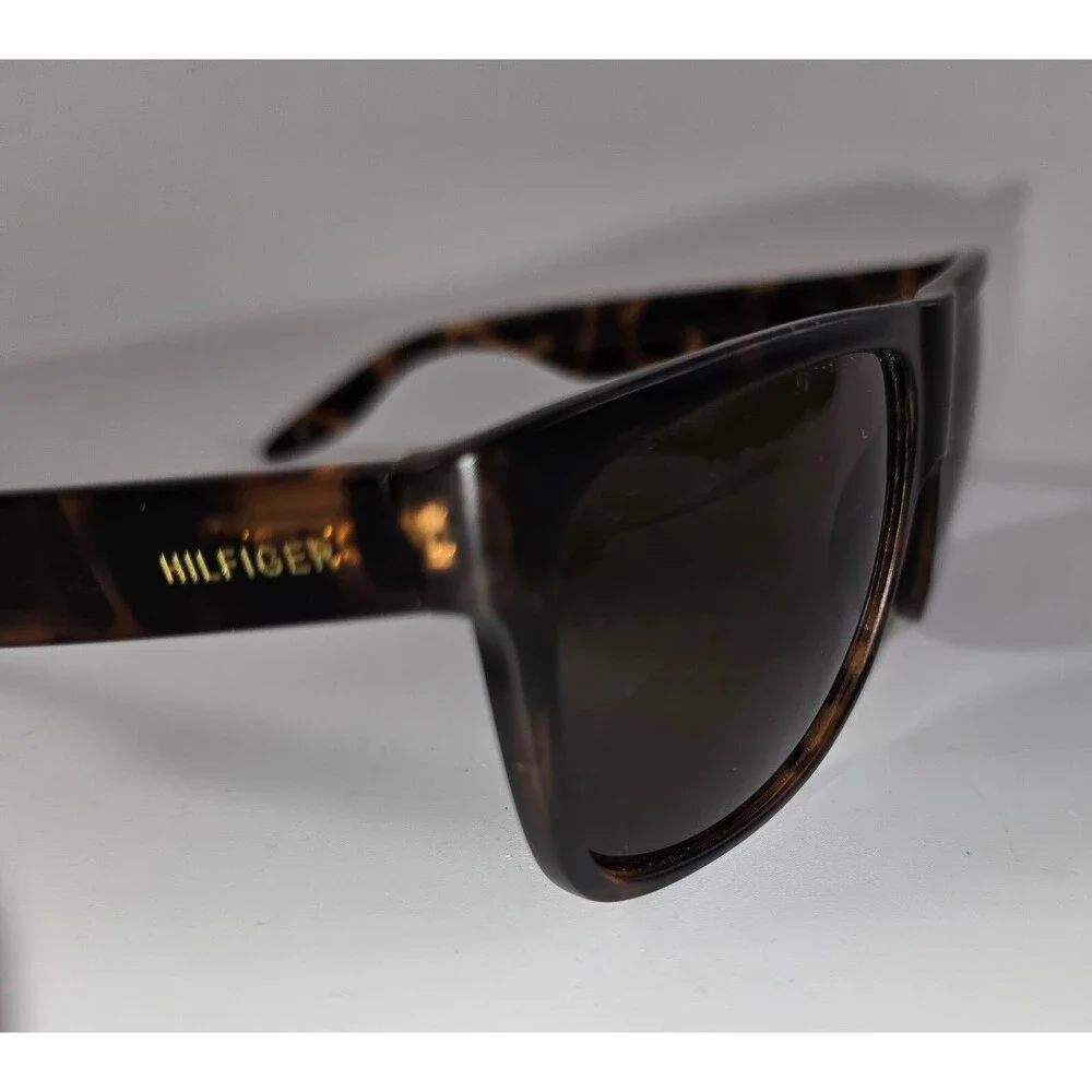 Tommy Hilfiger “Tanner” MP OM302 Square Sunglasses – Tortoise Frame